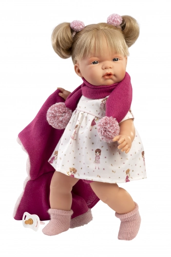 Lelle Joelle 38 cm, raud, runā, ar mānekli, mīkstais ķermenis Spānija LL38364