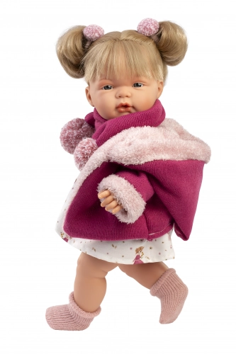 Lelle Joelle 38 cm, raud, runā, ar mānekli, mīkstais ķermenis Spānija LL38364