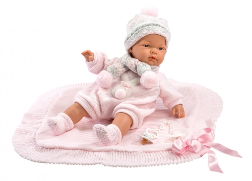 Lelle Joelle 38 cm, raud, runā, ar mānekli, mīkstais ķermenis Spānija LL38938