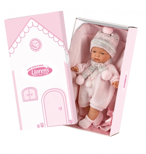 Lelle Joelle 38 cm, raud, runā, ar mānekli, mīkstais ķermenis Spānija LL38938