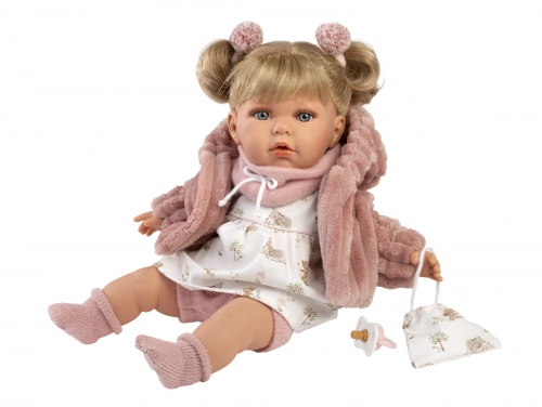 Lelle Julia 42 cm ar mānekli, mīkstais ķermenis Spānija LL42408NM
