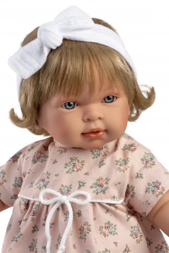 Lelle meitene Carla 42 cm (raud, saka: mama, papa) Spānija LL42164