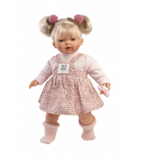 Lelle Roberta 33 cm ar mānekli, mīkstais ķermenis Spānija LL33158NM