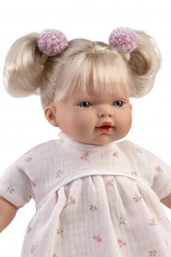Lelle Roberta 33 cm, raud, runā, ar mānekli, mīkstais ķermenis Spānija LL33162