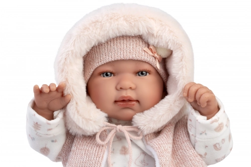 Lelle Tina 44 cm (ar mānekli, mīkstais ķermenis, kustina rokas un kājas) Spānija LL84486NM