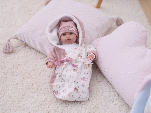 Lelle zīdainis Nacida 36 cm (ar mānekli, mīkstais ķermenis) Spānija LL63650