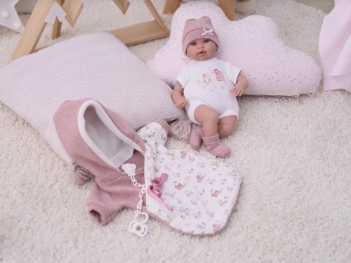 Lelle zīdainis Nacida 36 cm (ar mānekli, mīkstais ķermenis) Spānija LL63650