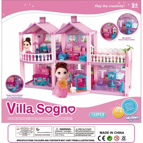 Кукольный домик WOOPIE PONY FANTASY VILLA 120 эл.