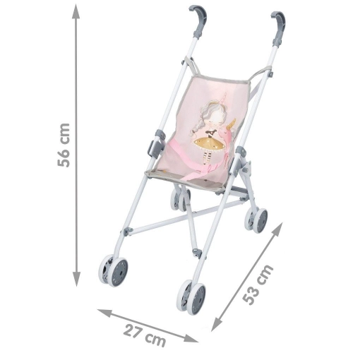 Leļļu ratiņi lellēm no 30 līdz 40 cm CB44922