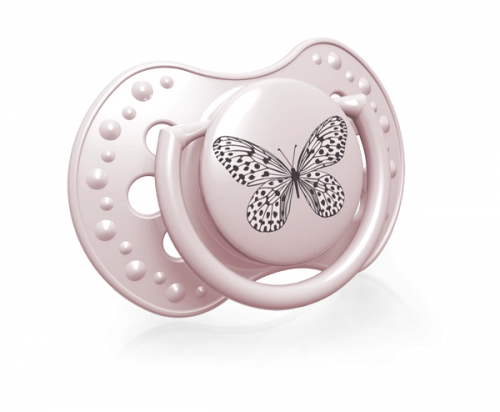 Lovi Dynamiczny Smoczek Uspokajający Silikonowy 3-6m 2szt. 22/870 Botanic Girl