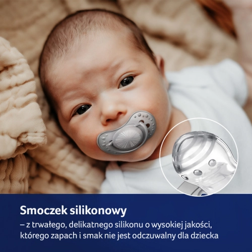 Lovi Harmony Smoczek Silikonowy Dynamiczny 0-3 m 22/905 Boy 2 Szt.