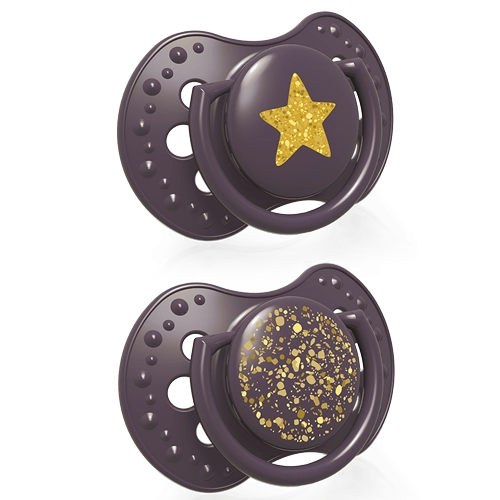 Lovi Stardust Dynamiczny Smoczek Uspokajający 0-3 m 22/892 Violet