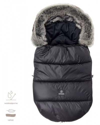Makaszka Śpiworek Premium Do Wózka 12-36m Black