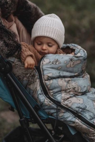 Makaszka Śpiworek Premium Do Wózka 12-36m Black