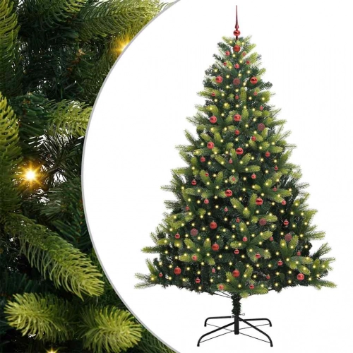 Mākslīgā Eņģu Ziemassvētku Eglīte 300 Led Lampiņas Zaļa 240 Cm Vidaxl