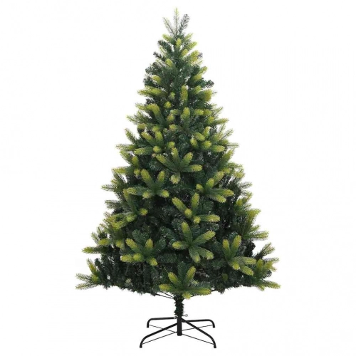 Mākslīgā Izliektā Ziemassvētku Egle Ar 150 Led Gaismām 120 Cm Vidaxl