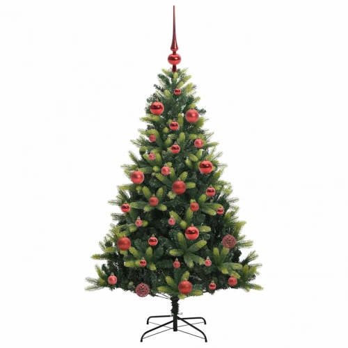 Mākslīgā Izliektā Ziemassvētku Egle Ar 150 Led Gaismām 150 Cm Vidaxl