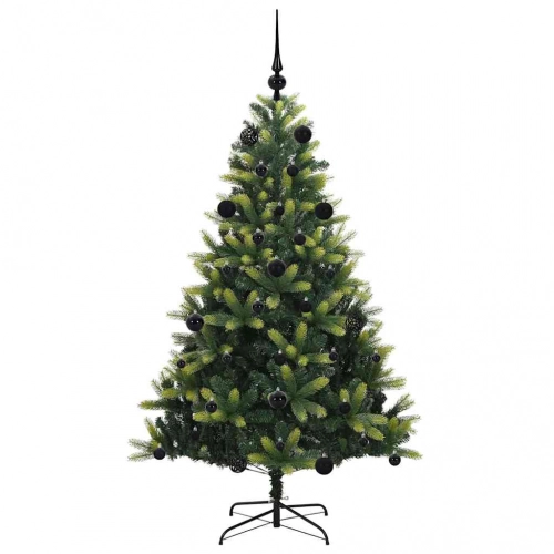 Mākslīgā Izliektā Ziemassvētku Egle Ar 150 Led Gaismām 150 Cm Vidaxl