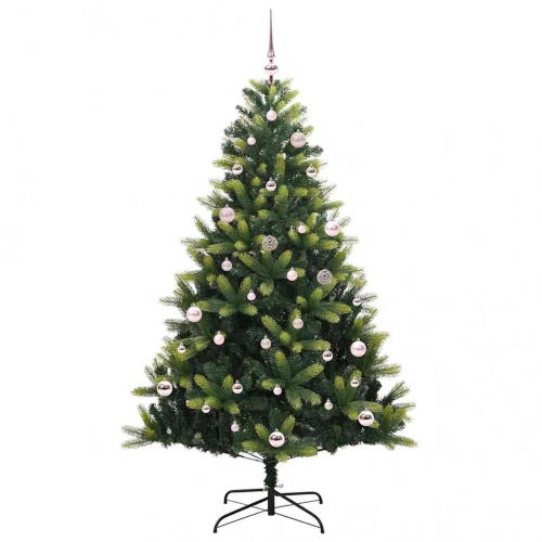 Mākslīgā Izliektā Ziemassvētku Egle Ar 150 Led Gaismām 150 Cm Vidaxl