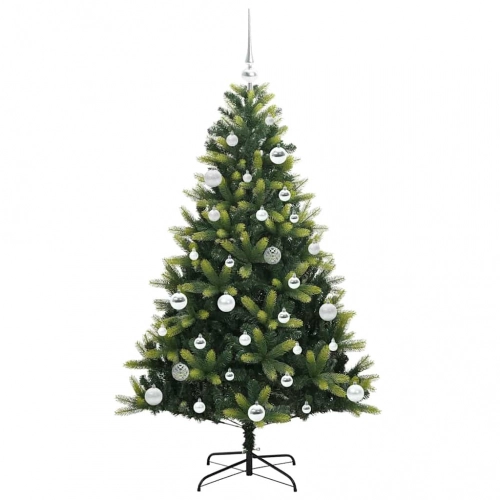 Mākslīgā Izliektā Ziemassvētku Egle Ar 150 Led Gaismām 150 Cm Vidaxl