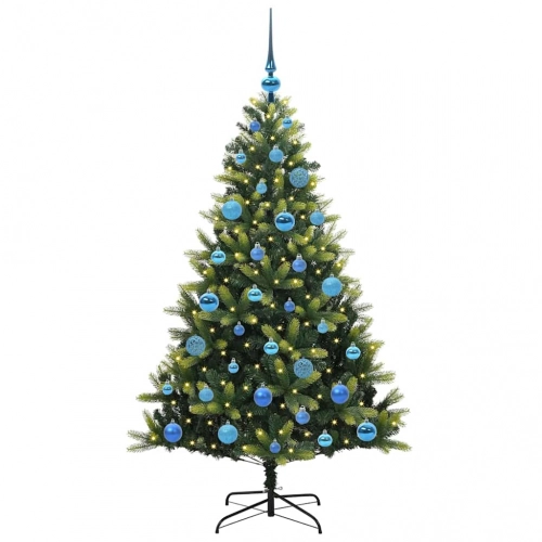 Mākslīgā Izliektā Ziemassvētku Egle Ar 150 Led Gaismām 150 Cm Vidaxl