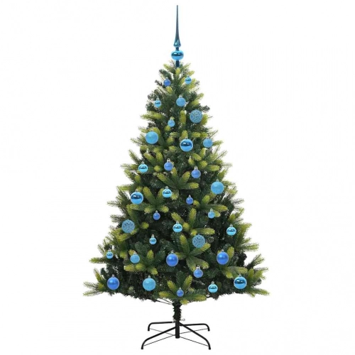 Mākslīgā Izliektā Ziemassvētku Egle Ar 150 Led Gaismām 150 Cm Vidaxl