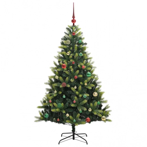 Mākslīgā Izliektā Ziemassvētku Egle Ar 150 Led Gaismām 150 Cm Vidaxl