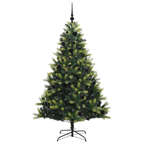 Mākslīgā Locītā Ziemassvētku Egle Ar 300 Led Lampiņām 180 Cm Vidaxl