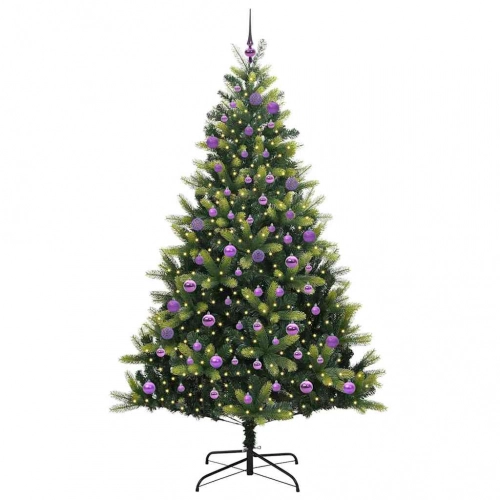Mākslīgā Saliekamā Ziemassvētku Egle Ar 300 Led Gaismām 180 Cm Vidaxl