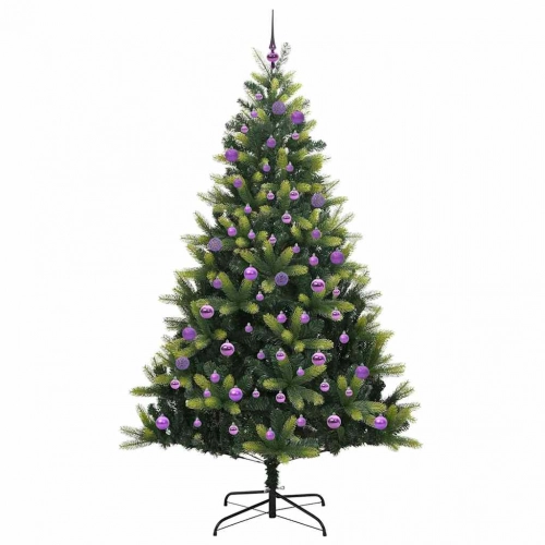 Mākslīgā Saliekamā Ziemassvētku Egle Ar 300 Led Gaismām 180 Cm Vidaxl