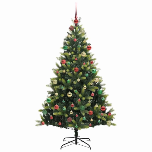Mākslīgā Saliekamā Ziemassvētku Egle Ar 300 Led Gaismām 180 Cm Vidaxl