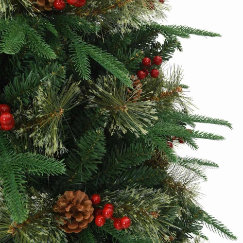 Mākslīgā Saliekamā Ziemassvētku Egle Ar Statīvu Zaļa 120 Cm Vidaxl