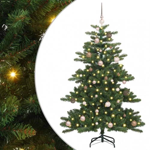 Mākslīgā Saliekamā Ziemassvētku Egle Ar Statīvu Zaļa 150 Cm Pvc Vidaxl