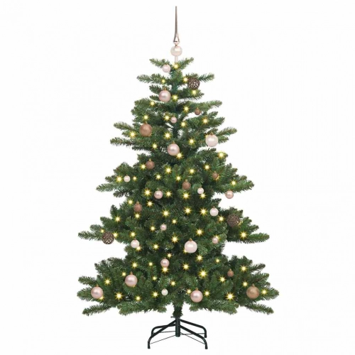 Mākslīgā Saliekamā Ziemassvētku Egle Ar Statīvu Zaļa 150 Cm Pvc Vidaxl