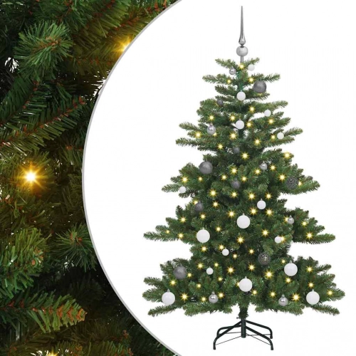 Mākslīgā Saliekamā Ziemassvētku Egle Ar Statīvu Zaļa 150 Cm Pvc Vidaxl