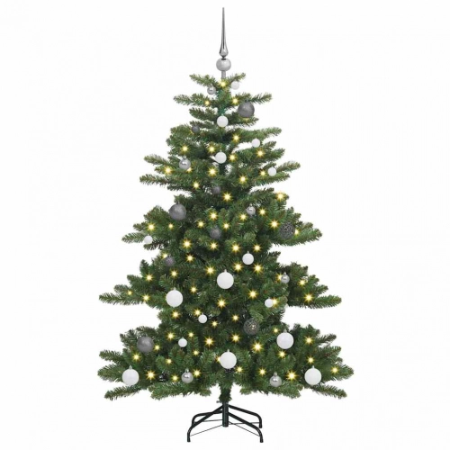 Mākslīgā Saliekamā Ziemassvētku Egle Ar Statīvu Zaļa 150 Cm Pvc Vidaxl