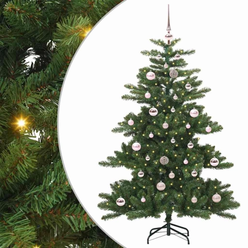Mākslīgā Saliekamā Ziemassvētku Egle Ar Statīvu Zaļa 150 Cm Pvc Vidaxl