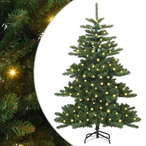 Mākslīgā Saliekamā Ziemassvētku Egle Su 150 Led Zaļa 150 Cm Pvc Vidaxl