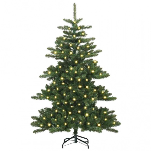 Mākslīgā Saliekamā Ziemassvētku Egle Su 150 Led Zaļa 150 Cm Pvc Vidaxl