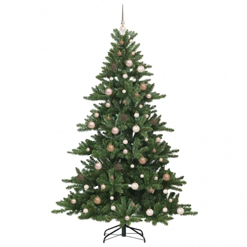 Mākslīgā Saliekamā Ziemassvētku Egle Su 300 Led 210 Cm Pvc Vidaxl