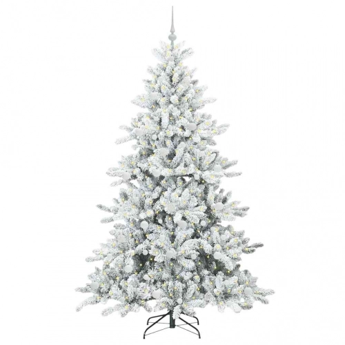 Mākslīgā Saliekamā Ziemassvētku Egle Su 300 Led 210 Cm Pvc Vidaxl