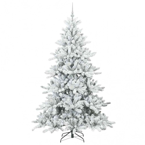 Mākslīgā Saliekamā Ziemassvētku Egle Su 300 Led 210 Cm Pvc Vidaxl