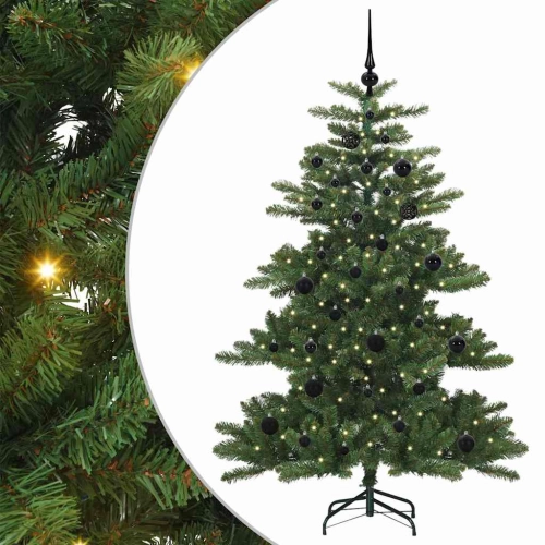 Mākslīgā Saliekamā Ziemassvētku Egle With Leds 150Cm Pvc Vidaxl