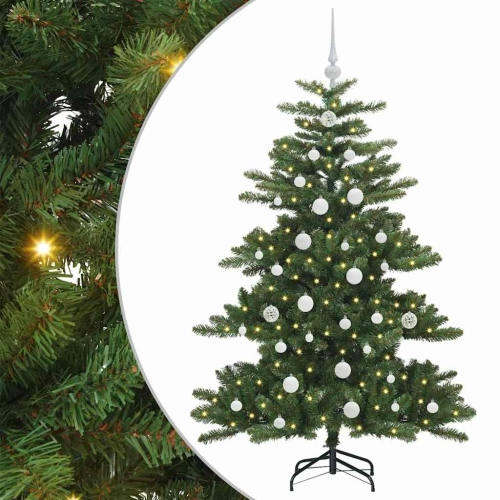 Mākslīgā Saliekamā Ziemassvētku Egle With Leds 150Cm Pvc Vidaxl