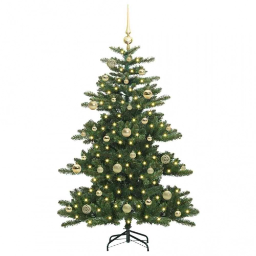 Mākslīgā Saliekamā Ziemassvētku Egle With Leds 150Cm Pvc Vidaxl