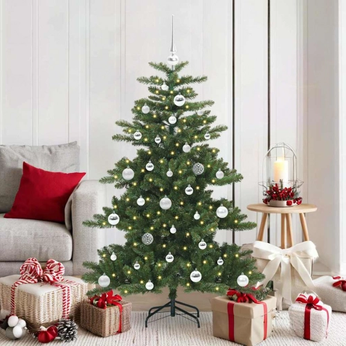 Mākslīgā Saliekamā Ziemassvētku Egle With Leds 150Cm Pvc Vidaxl