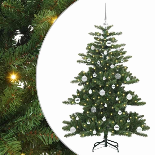Mākslīgā Saliekamā Ziemassvētku Egle With Leds 150Cm Pvc Vidaxl
