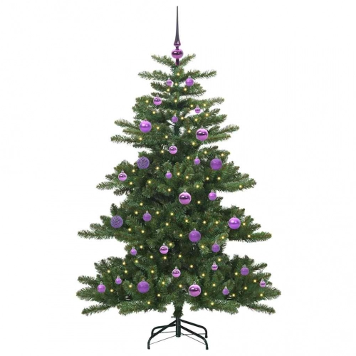 Mākslīgā Saliekamā Ziemassvētku Egle With Leds 150Cm Pvc Vidaxl