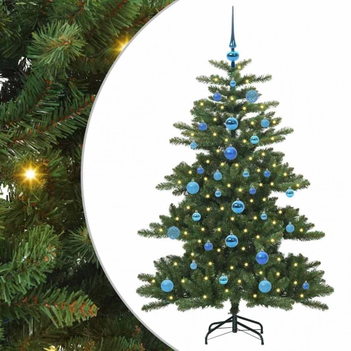 Mākslīgā Saliekamā Ziemassvētku Egle With Leds 150Cm Pvc Vidaxl