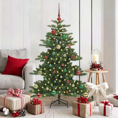 Mākslīgā Saliekamā Ziemassvētku Egle With Leds 150Cm Pvc Vidaxl